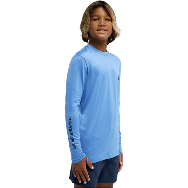 2026 Quiksilver Junior Everyday Surf Tee Long Sleeve Rash Vest AQBWR03068 - Riviera